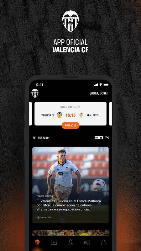 Valencia CF - Official App screenshot 1