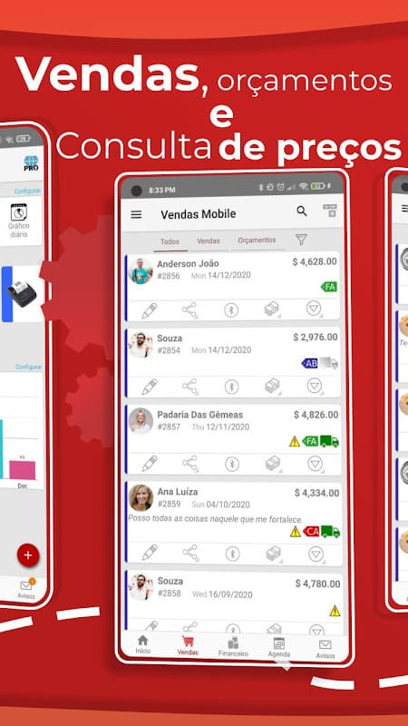 Pedidos, Estoque e Financeiro screenshot 2