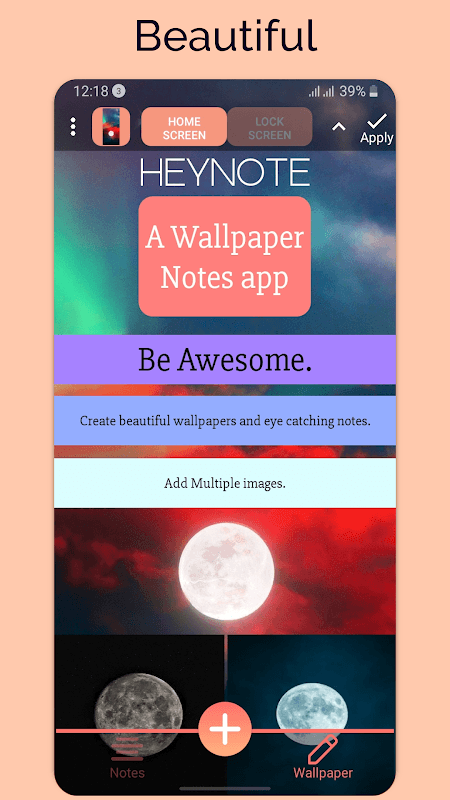 Heynote - Wallpaper Notes screenshot 6
