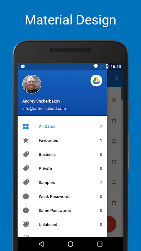 Password Manager SafeInCloud screenshot 3