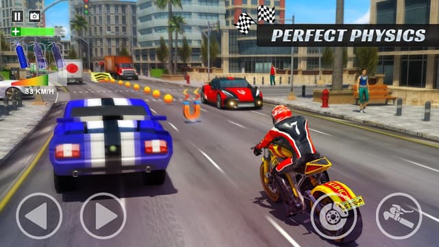 Turbo Racer - Bike Racing screenshot 1