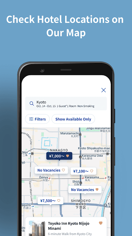 Toyoko INN App screenshot 2