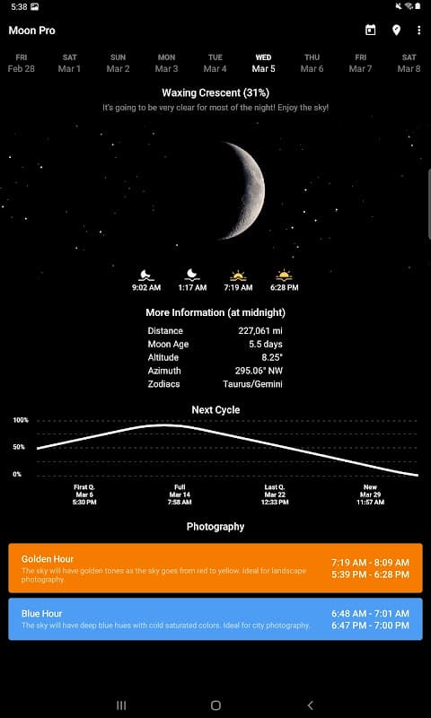 My Moon Phase - Lunar Calendar & Full Moon Phases screenshot 5