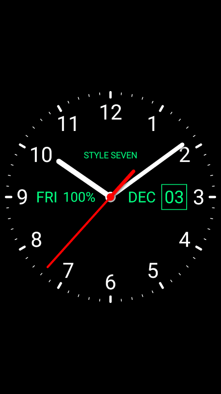 Analog Clock Live Wallpaper-7 screenshot 1