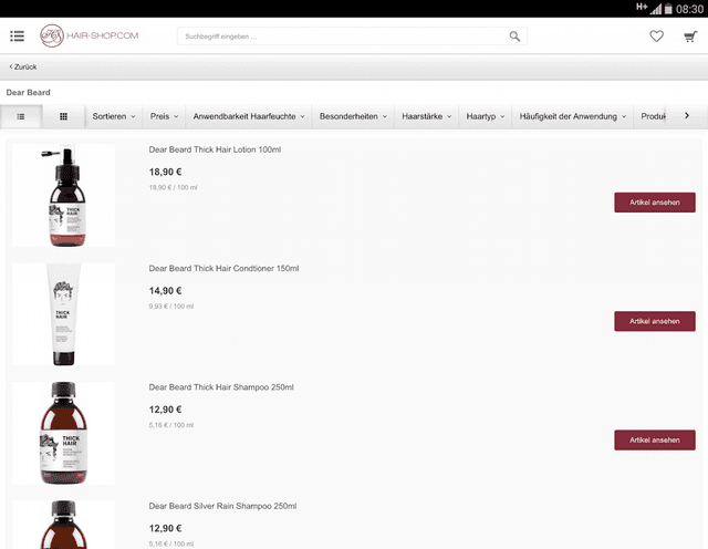 hair-shop.com screenshot 6