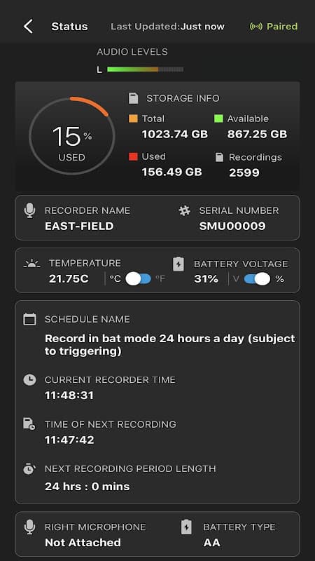 Song Meter Configurator screenshot 1