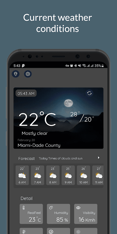 BWeather Forecast screenshot 1