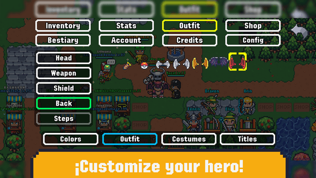 World of Solaria - MMORPG 2D screenshot 6
