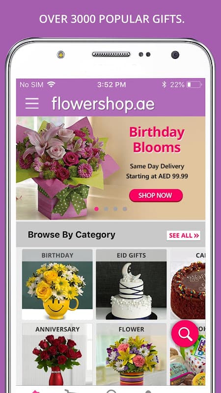 Flowershop.ae screenshot 2