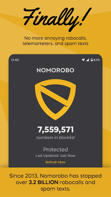 Nomorobo Robocall Blocking screenshot 1