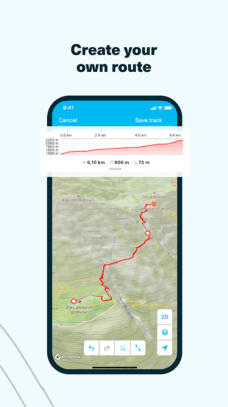 Whympr. Prepare and share your mountain outings. screenshot 3