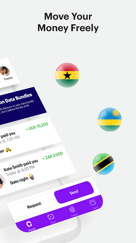 Chipper Cash - Send & Receive Money Across Africa screenshot 2