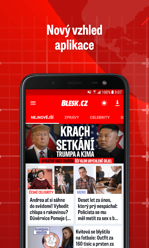Blesk: zprávy, celebrity, spor screenshot 1