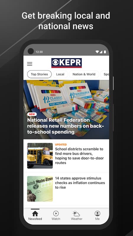 KEPR CBS 19 screenshot 1