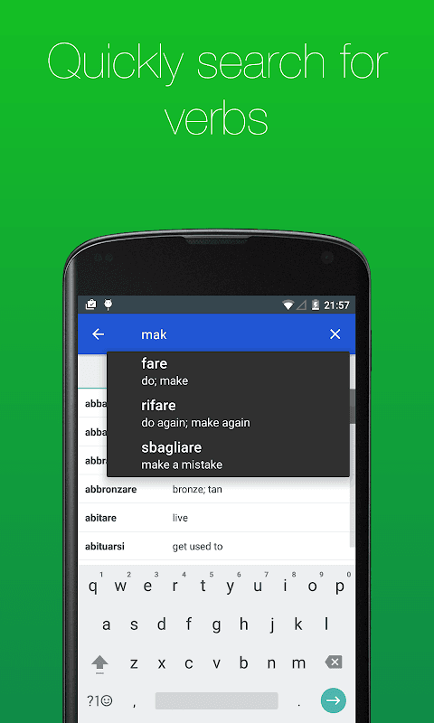 Italian Verb Conjugator screenshot 2