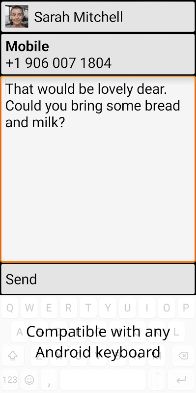 BIG SMS for Seniors screenshot 3