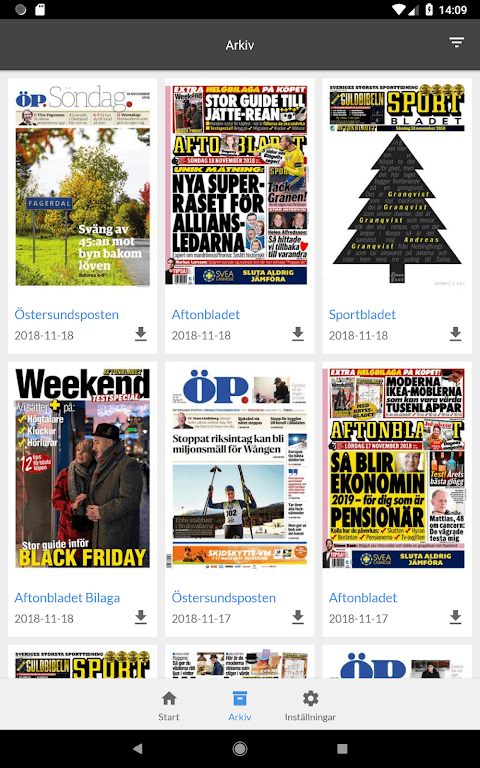 Östersunds-Posten e-tidning screenshot 4