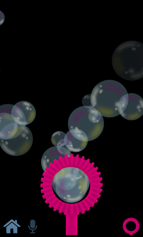 Soap bubbles simulator screenshot 1