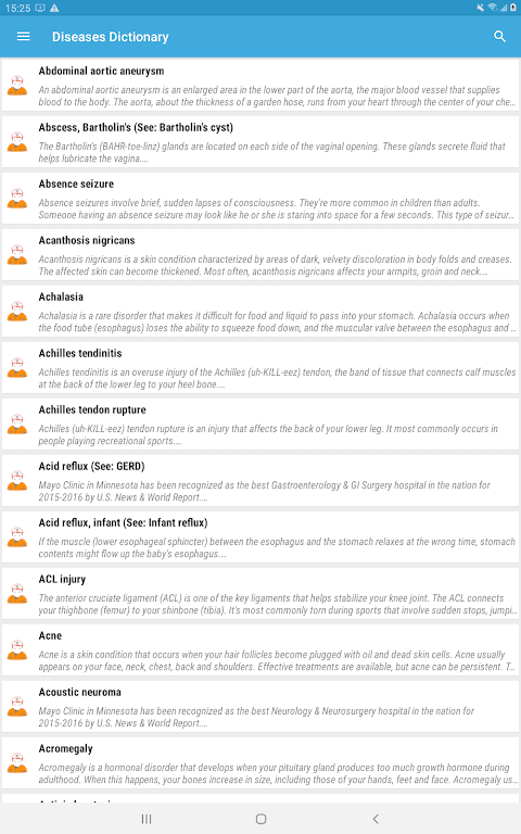 Diseases Treatments Dictionary screenshot 5