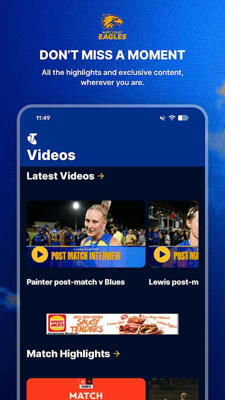 West Coast Eagles Official App screenshot 2