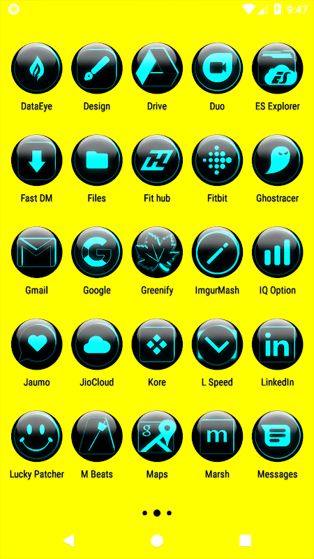 Cyan Glass Orb Icon Pack v3.0 screenshot 4