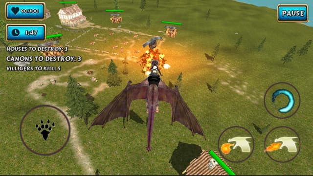 Fire Flying Dragon Simulator screenshot 3