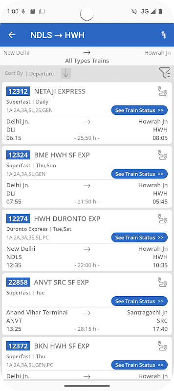 National Train Enquiry System screenshot 6