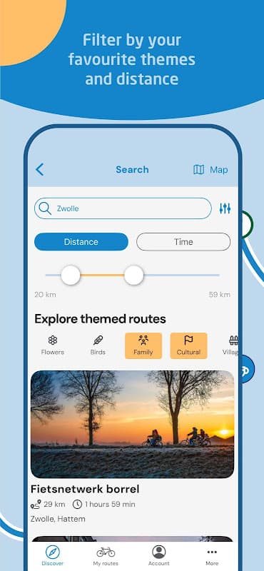 Efita cycling– route app screenshot 3