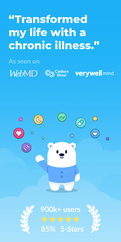 Bearable - Symptoms & Mood tracker screenshot 1