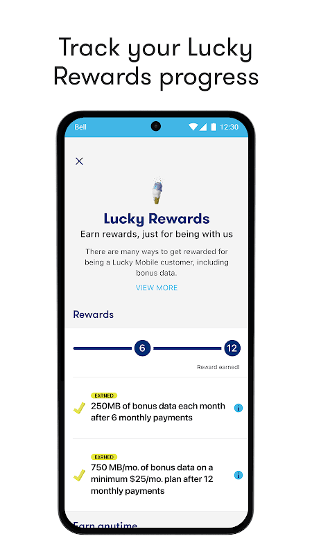 Lucky Mobile My Account screenshot 6