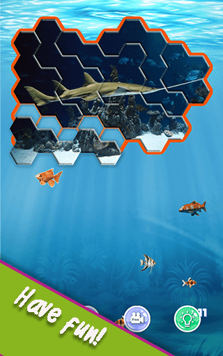 Undersea Hexa Puzzle screenshot 4
