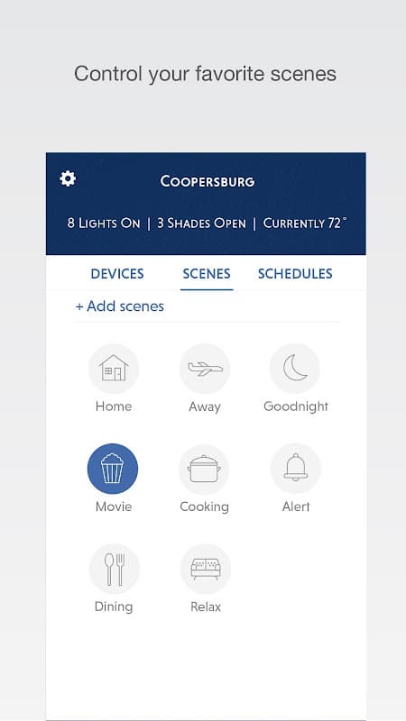 Lutron RadioRA 2 + HWQS App screenshot 3