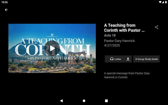 Cornerstone Chapel screenshot 6