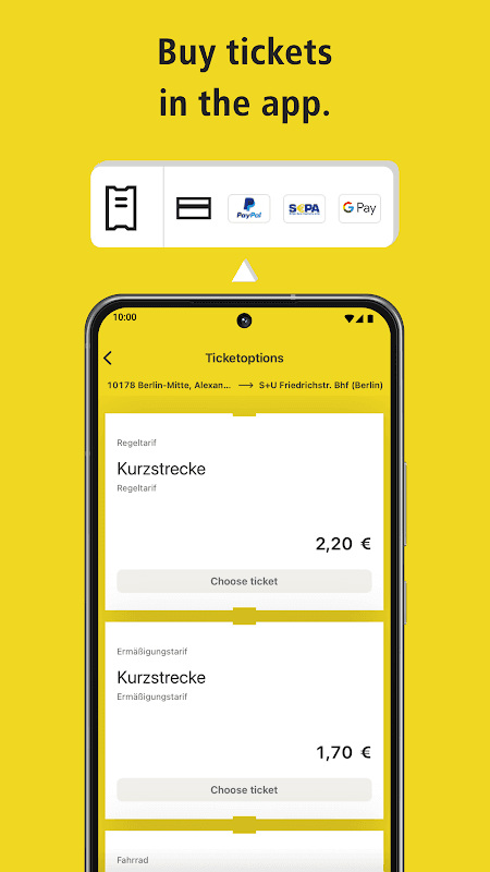BVG Fahrinfo: Route planner screenshot 5
