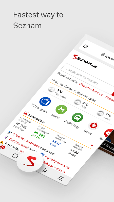 Seznam.cz screenshot 1