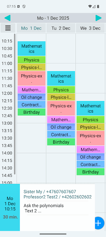Calendar screenshot 4