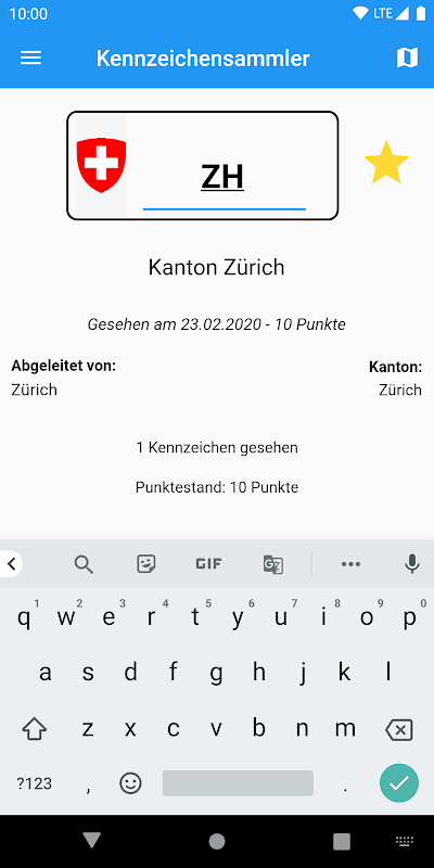 Kennzeichensammler screenshot 3