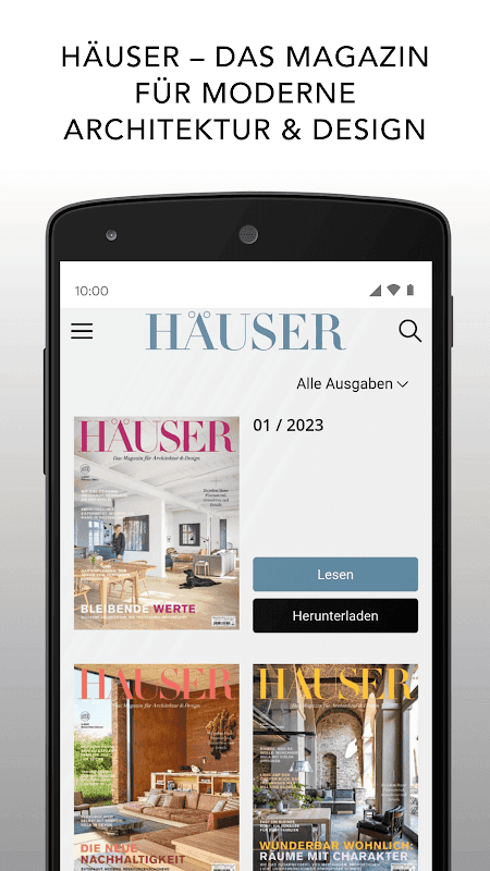 Häuser Magazin screenshot 1