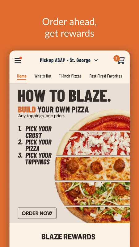 Blaze Pizza screenshot 1