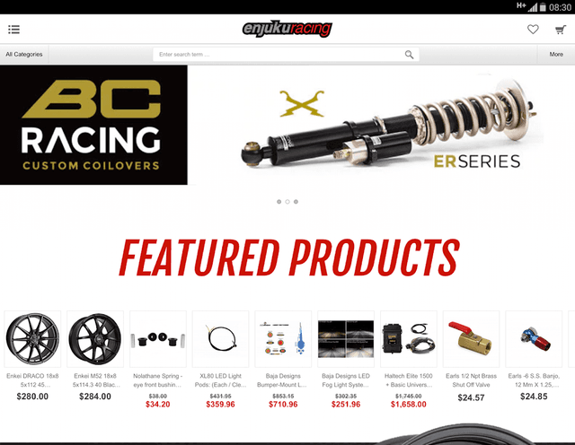 Enjuku Racing Parts, LLC screenshot 4