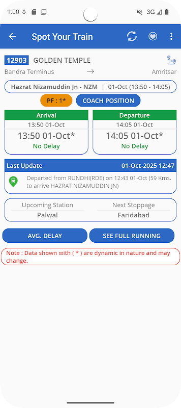 National Train Enquiry System screenshot 3