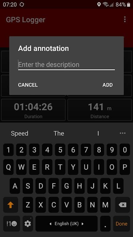 GPS Logger screenshot 4