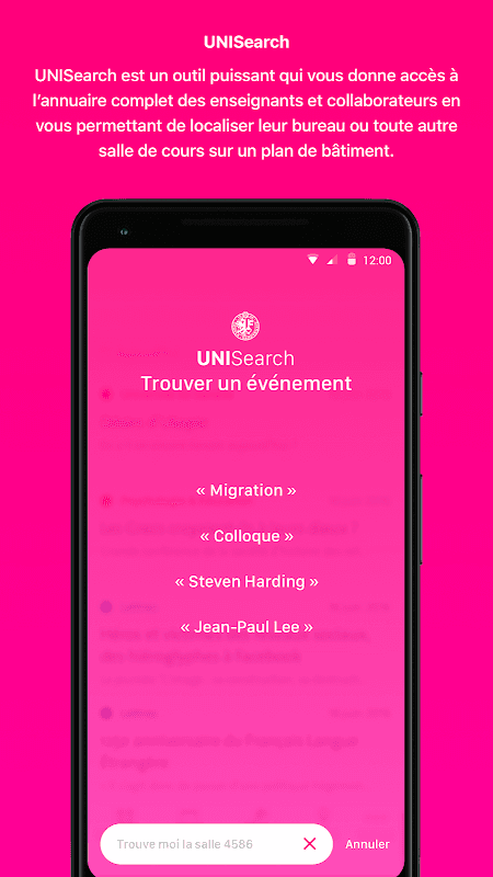 UNIGE Mobile screenshot 6