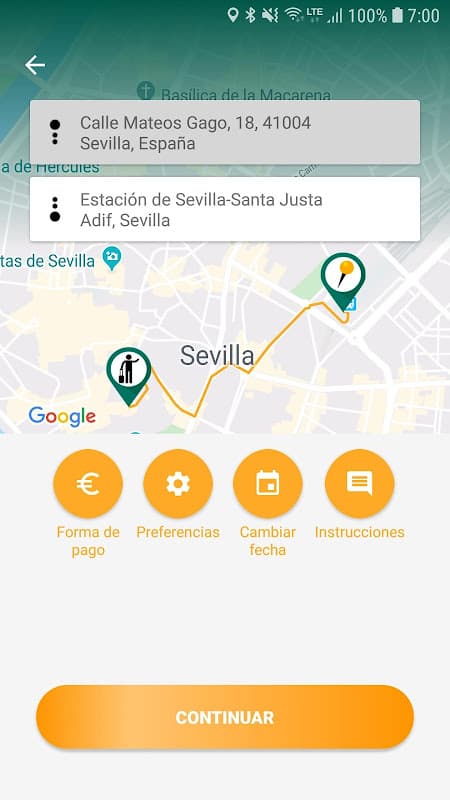1Taxi! - Pide y reserva taxis screenshot 2