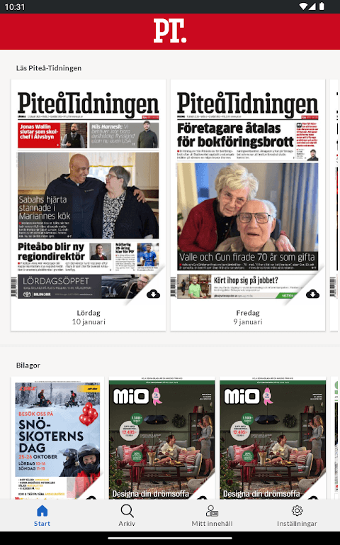 E-tidning PT screenshot 3