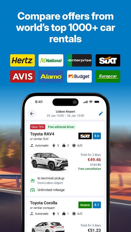 DiscoverCars Budget Car Rental screenshot 2