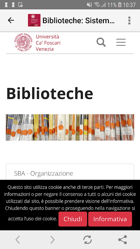 CerCa' Foscari Library System screenshot 3