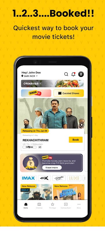 PVR Cinemas - Movie Tickets screenshot 1