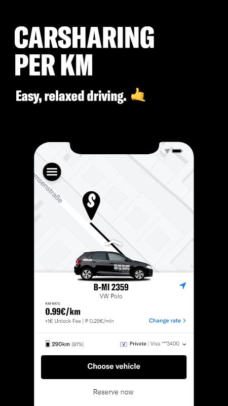 MILES Car & Van Sharing screenshot 1