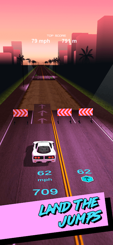 Turbo 84 - Retro Arcade Racing screenshot 4